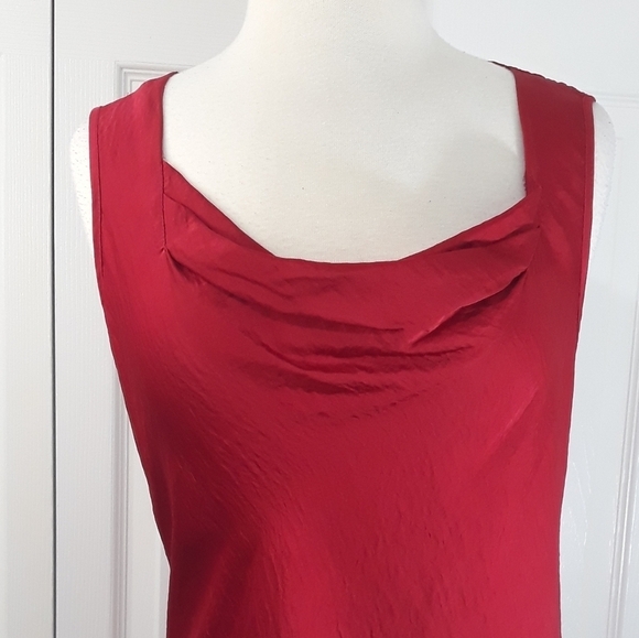 Spense Top Sleeveless in Red Blouse Size Large Lightweight - Picture 2 of 10